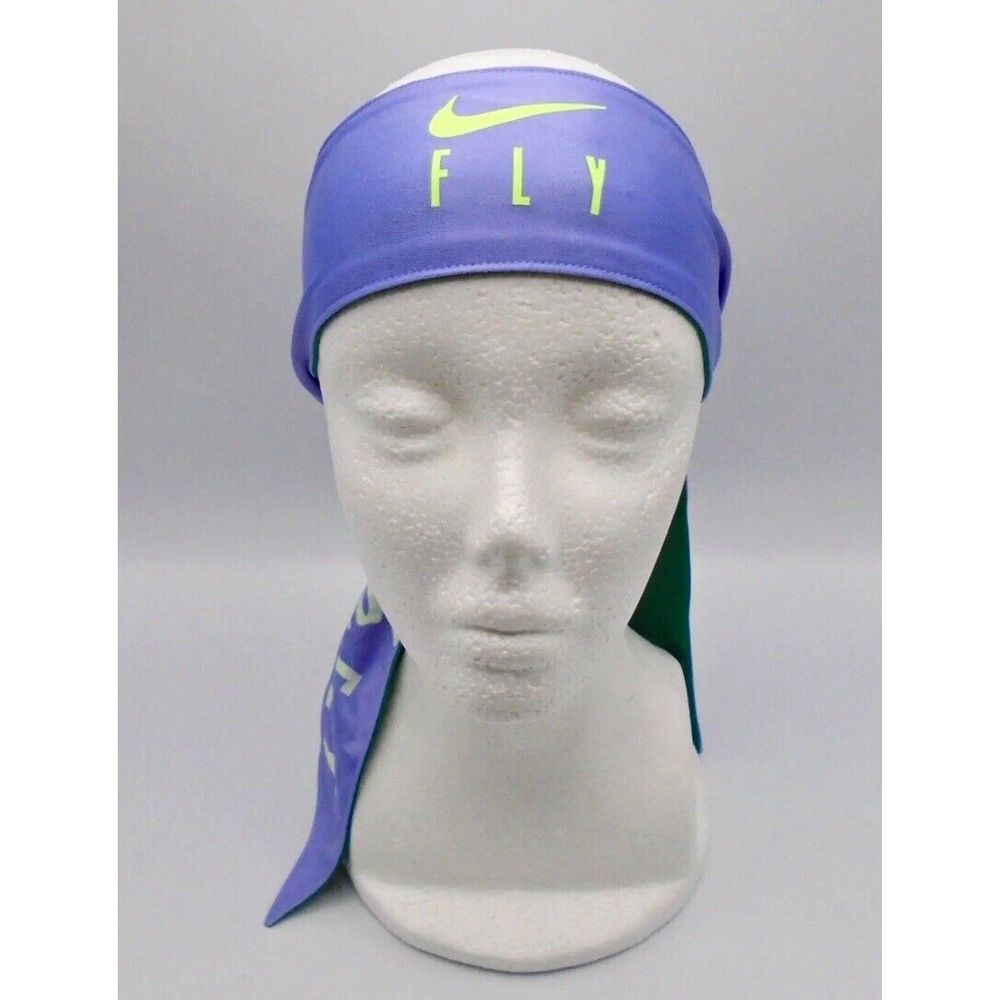 Nike Head Tie Fly Icon Adult Unisex Reversible Light‎ Thistle/Neptune Green